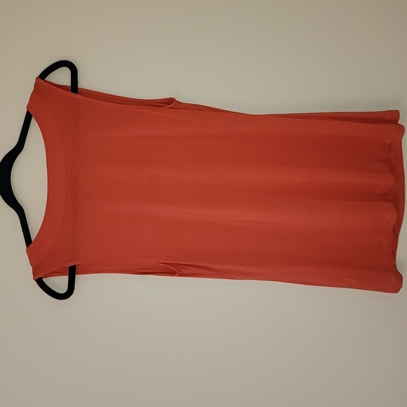 Banana Republic Orange Draped Sleeveless Top - Picture 2 of 4